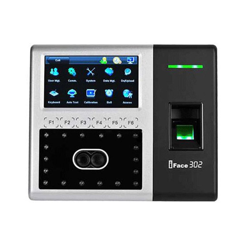 M&Aacute;Y CHẤM C&Ocirc;NG KHU&Ocirc;N MẶT +  V&Acirc;N TAY + THẺ CẢM ỨNG RONALD JACK IFACE 302